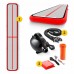Мат надувний гімнастичний 4FIZJO Air Track Mat 600 x 100 x 15 см White/Red (P-5907739311801)