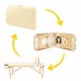 Масажний стіл складаний 4FIZJO Massage Table+ Wood W60 Beige (P-5907739318367)