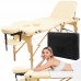 Масажний стіл складаний 4FIZJO Massage Table+ Wood W60 Beige (P-5907739318367)