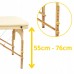 Масажний стіл складаний 4FIZJO Massage Table+ Wood W60 Beige (P-5907739318367)