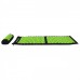 Коврик акупунктурный с валиком SportVida Аппликатор Кузнецова 130 x 50 см SV-HK0353 Black/Green
