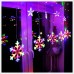 Гирлянда бахрома уличная (наружная) Springos 2.7 м 138 LED CL4019 Mix