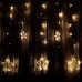 Гирлянда бахрома уличная (наружная) Springos 2 м 138 LED CL4012 Warm White