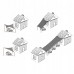 Тент-парус теневой для дома, сада и туризма Springos 4 x 2 м SN1037 Light Grey