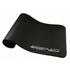 Коврик (мат) спортивный SportVida NBR 180 x 60 x 1 см для йоги и фитнеса SV-HK0166 Black Коврик (мат) спортивный SportVida NBR 180 x 60 x 1 см для йоги и фитнеса SV-HK0166 Black