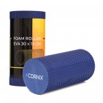 Массажный ролик Cornix EVA+ 30 x 15 см (валик, роллер) XR-0299 Navy Blue
