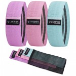 Резинки для фитнеса и спорта тканевые Cornix Hip Band набор 3 шт XR-0048