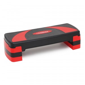 Степ-платформа 3-ступенчатая Cornix 78 х 29 х 10-20 см Black/Red