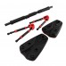 Турник раздвижной для дома Cornix Elite+ 80-120 см XR-0294 Black/Red