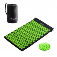 Килимок акупунктурний 4FIZJO Classic Mat Аплікатор Кузнєцова Black/Green (P-5907222931721)