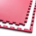 Мат-пазл (ласточкин хвост) 4FIZJO Mat Puzzle EVA 100 x 100 x 2 cм Black/Red (P-5907739310637)