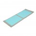 Килимок акупунктурний з валиком SportVida Аплікатор Кузнєцова 130 x 50 см SV-HK0410 Grey/Sky Blue