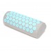 Килимок акупунктурний з валиком SportVida Аплікатор Кузнєцова 130 x 50 см SV-HK0410 Grey/Sky Blue