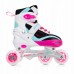 Роликовые коньки SportVida 4 в 1 SV-LG0033 Size 39-42 White/Pink/Blue