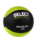 Мяч медицинский SELECT Medicine ball (011) чорн/салатовый, 2 кг