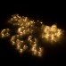 Гирлянда бахрома уличная (наружная) Springos 2 м 138 LED CL4013 Warm White