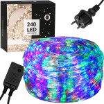 Гірлянда вулична (зовнішня) дюралайт Springos Rope Lights 10 м 240 LED CL1202 Mix
