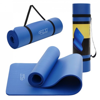 Коврик (мат) спортивный 4FIZJO NBR 180 x 60 x 1 см для йоги и фитнеса Blue (P-5907222931028)