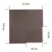 Мат-пазл (ласточкин хвост) Cornix Mat Puzzle EVA 120 x 120 x 1 cм XR-0238 Braun