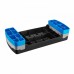 Степ-платформа 2-ступінчаста 4FIZJO 69 х 28 х 10-15 см Black/Blue (P-5907222931370)