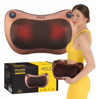 Подушка-массажер 4FIZJO Shiatsu Pro+ Brown (P-5907739319166)
