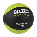 Мяч медицинский SELECT Medicine ball (011) черн/салатовый, 7 кг