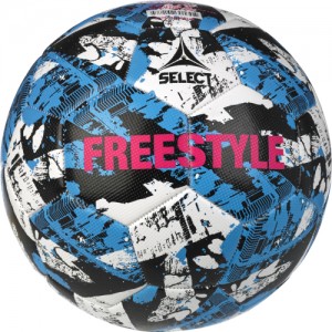 М’яч футбольний SELECT FREESTYLE v23, (090) біл/синій, 4,5