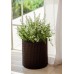 Горшок для цветов Keter Cylinder Planter Medium, 18 л, коричневый