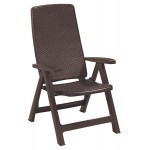 Стілець садовий пластиковий Keter Montreal, коричневий 
