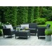 Комплект садовой мебели Keter Salemo set, графит - прохладный серый