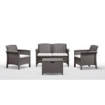 Набір садових меблів BICA Venezia 2, сіро-бежевий 