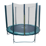 Батут KIDIGO 244 см с сеткой и стремянкой