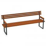 Лавка Класік з поручнями KIDIGO