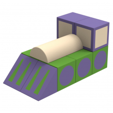 Конструктор мягкий модульный Kidigo Поезд 47032 Конструктор мягкий модульный Kidigo Поезд 47032