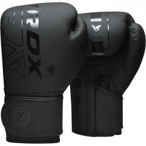 Боксерские перчатки RDX Matte Black 10 ун. Боксерские перчатки RDX Matte Black 10 ун.