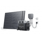 Комплект энергонезависимости EcoFlow PowerStream – микроинвертор 600W + зарядная станция Delta Pro + 2 x 400W стационарные солнечные 60-90