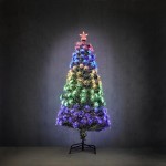 Ялинка декоративна зелена з фіброволокна Arezzo 1.5 м, "Luсa" 185 LED IP20 indoor