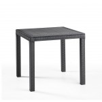 Стіл для саду пластиковий BICA Dallas, графіт 