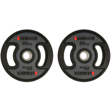 Олімпійські диски Hammer PU Weight Discs 2*20 кг 4710