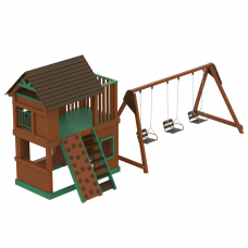 Дитячий комплекс Kantri з гойдалкою KIDIGO