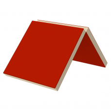 Дитячий мат KIDIGO 200х100х10 см складний подвійний (ПВХ, вторинний поролон) 42011