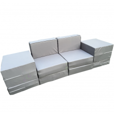 Набір Диван-Ліжко з пуфами KIDIGO Набір Диван-Ліжко з пуфами KIDIGO