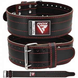 Пояс для тяжелой атлетики RDX Leather Black M