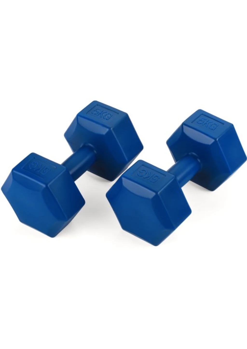 Набір композитних гантелей Gymtek 2х5 кг темно-синій