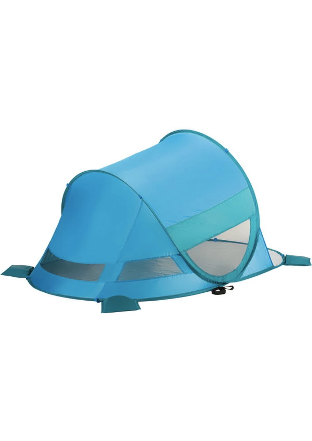 Самораскладная палатка-тент Outtec с окошком голубой