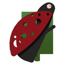 Детская урна Kidigo Божья коровка 12630