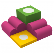 Игровой набор Mini Mirror Softscapes KIDIGO Игровой набор Mini Mirror Softscapes KIDIGO