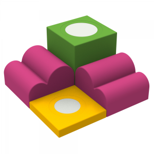 Игровой набор Mini Mirror Softscapes KIDIGO