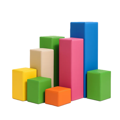 Спортивно-ігровий набір - Кольорові Стовпчики KIDIGO