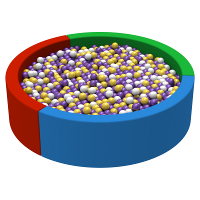 Сухий басейн KIDIGO Коло 0,9 м 40002